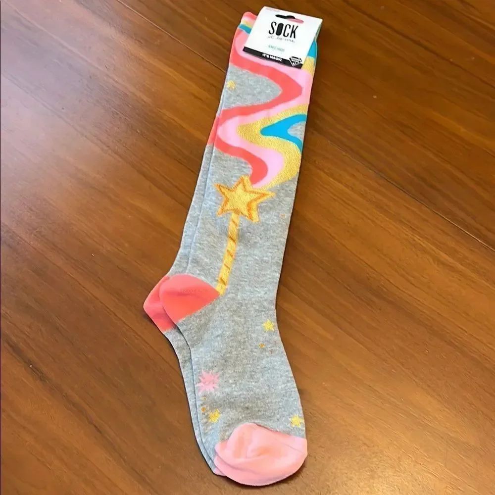 NWT Sock it To Me knee high ‘It’s Magic’ socks